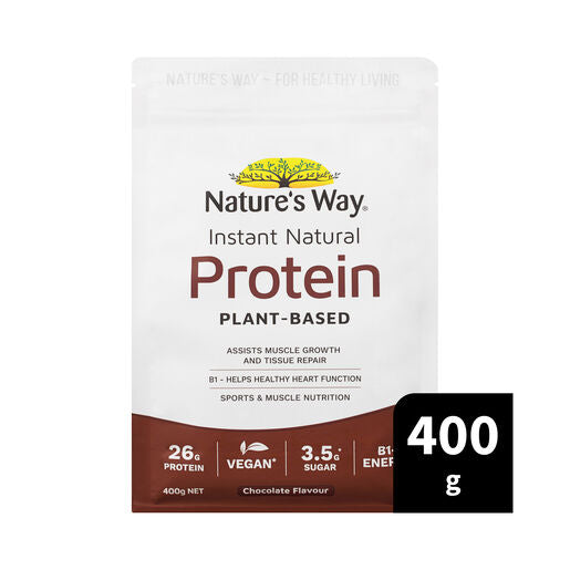 Nature's Way Instant Natural Protein Plant Based Chocolate 400g