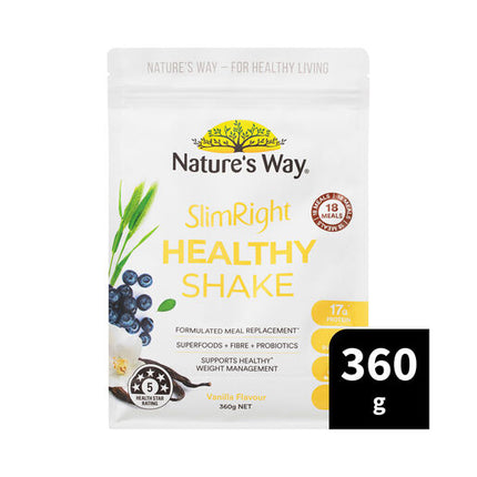 Nature's Way SlimRight Healthy Vanilla Shake 360g