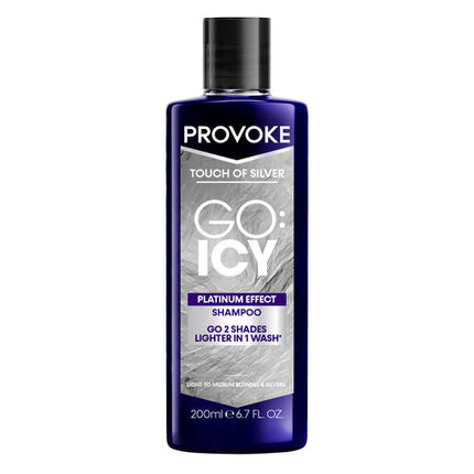 PRO:VOKE Touch of Silver Go Icy Platinum Effect Shampoo 200ml