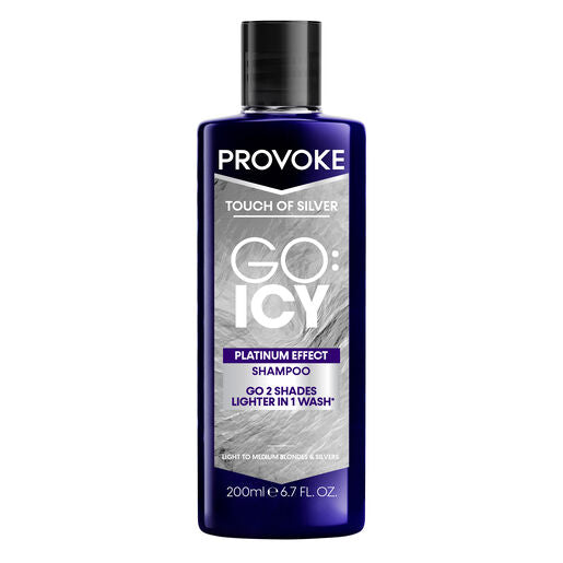 PRO:VOKE Touch of Silver Go Icy Platinum Effect Shampoo 200ml