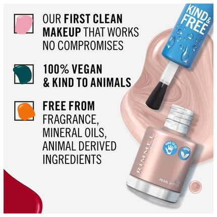 Rimmel Kind&Free Nail Polish 160 Pearl Shimmer
