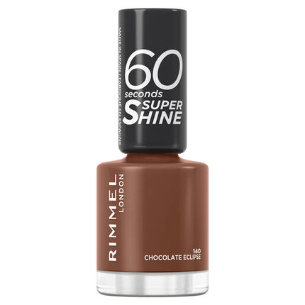 Rimmel 60 Seconds Super Shine Nail Polish140 Chocolate Eclipse