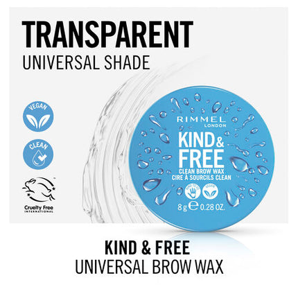 Rimmel Kind & Free Natural Eyebrow Wax