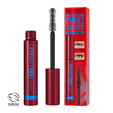 Rimmel Wonder'Volume Thrill Seeker 001 Black Waterproof Mascara
