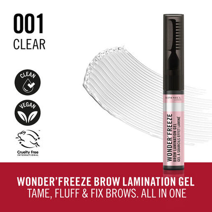 Rimmel Wonder'Freeze Brow Lamination Gel Clear