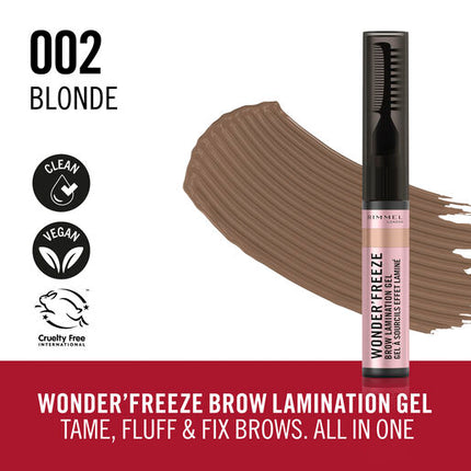 Rimmel Wonder'Freeze Brow Lamination Gel Blonde