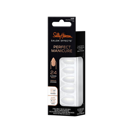 Sally Hansen Salon Effects Perfect Manicure 24 Almond Press On Nails Only Have Ice For You