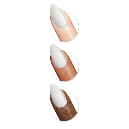 Sally Hansen Salon Effects Perfect Manicure 24 Almond Press On Nails Only Have Ice For You