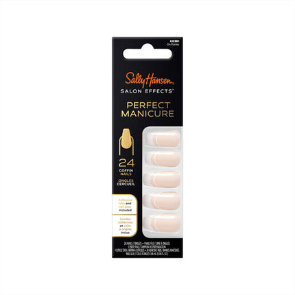 Sally Hansen Salon Effects Perfect Manicure 24 Coffin Press On Nails On Pointe