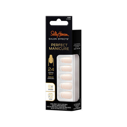 Sally Hansen Salon Effects Perfect Manicure 24 Coffin Press On Nails On Pointe