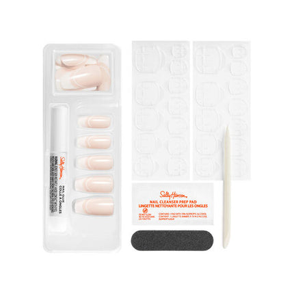 Sally Hansen Salon Effects Perfect Manicure 24 Coffin Press On Nails On Pointe