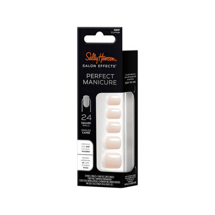 Sally Hansen Salon Effects Perfect Manicure 24 Square Press On Nails À La Mode