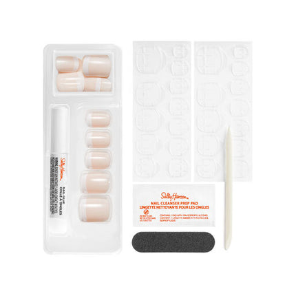 Sally Hansen Salon Effects Perfect Manicure 24 Square Press On Nails À La Mode