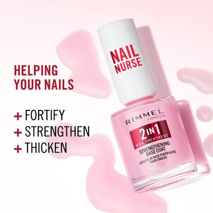 Rimmel Nail Nurse 2 In 1 Base Coat & Strengthener
