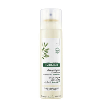 Klorane Dry Shampoo with Oat & Ceramide 150ml - All Hair Types