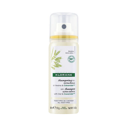 Klorane Dry Shampoo with Oat & Ceramide 50ml - All Hair Types