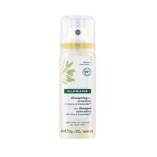 Klorane Dry Shampoo with Oat & Ceramide 50ml - All Hair Types