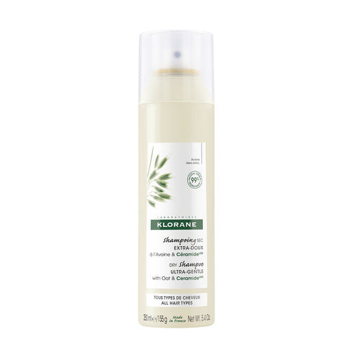 Klorane Dry Shampoo with Oat & Ceramide 250ml - All Hair Types