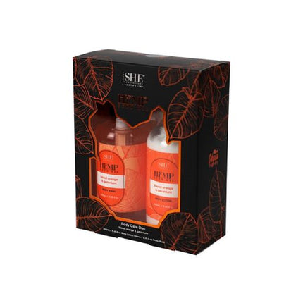SHE Hemp Body Duo - Blood Orange & Geranium