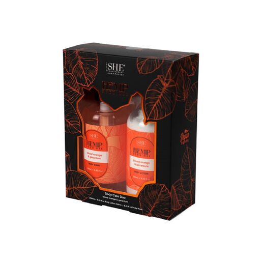 SHE Hemp Body Duo - Blood Orange & Geranium