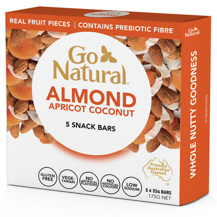 Go Natural Almond Apricot Coconut Box 175g (5x35g)