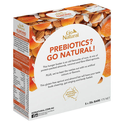 Go Natural Almond Apricot Coconut Box 175g (5x35g)