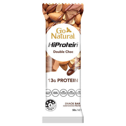 Go Natural Protein Double Chocolate Bar 50g