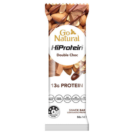 Go Natural Protein Double Chocolate Bar 50g