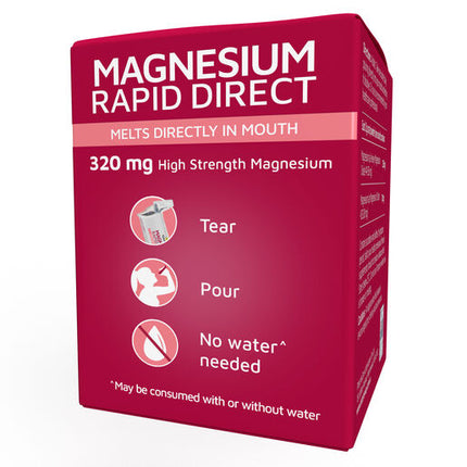 Nature's Way Magnesium Rapid Direct 2g x 20 Sachets - Direct in mouth