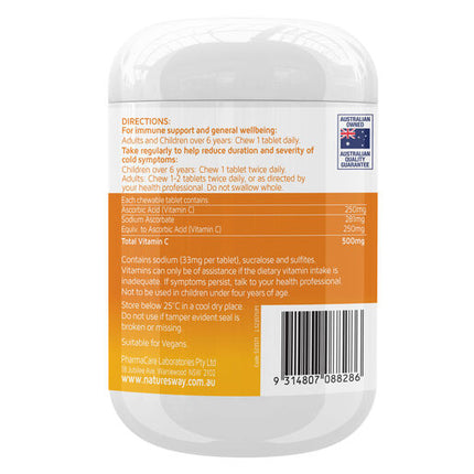 Nature's Way Vitamin C 500mg 320s