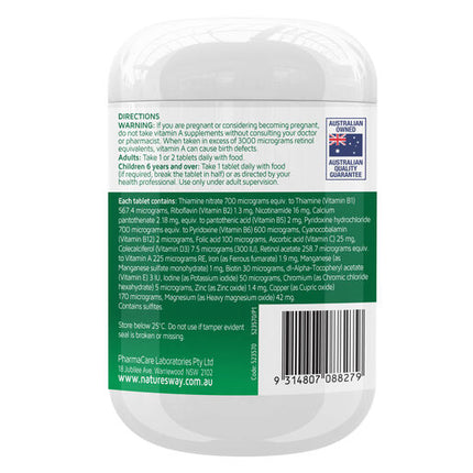 Nature's Way Complete Daily Multivitamin 250 Tabs