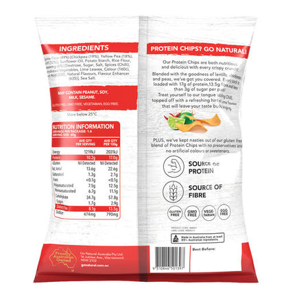 Go Natural HiProtein Veggie Chips Chilli & Lime Flavour 100g