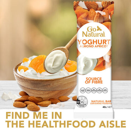Go Natural Yoghurt Almond Apricot 40g