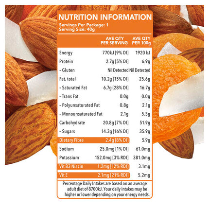 Go Natural Yoghurt Almond Apricot 40g