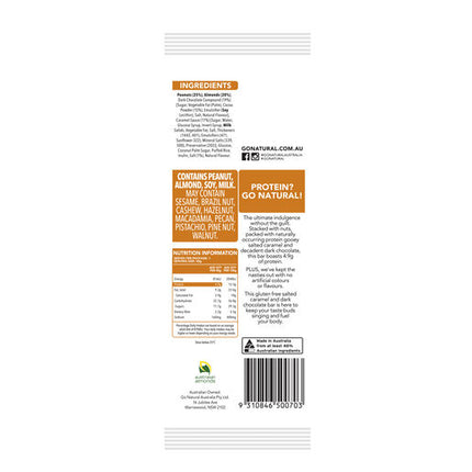 Go Natural Choc Salted Caramel 40g
