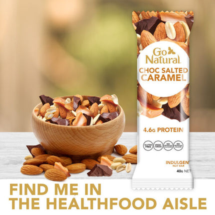 Go Natural Choc Salted Caramel 40g