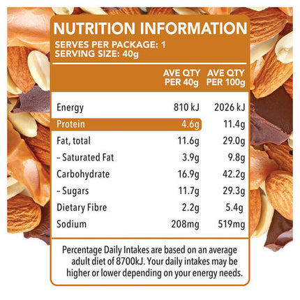 Go Natural Choc Salted Caramel 40g