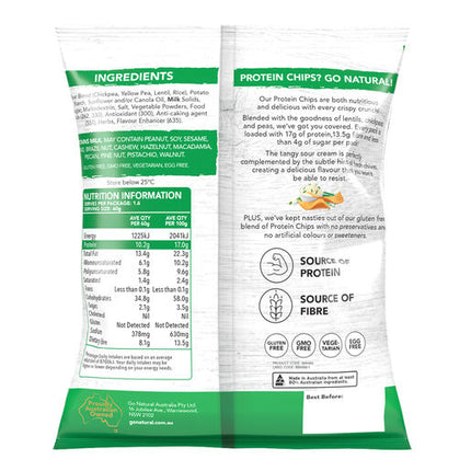 Go Natural Chips Sour Crm+Chives 100g