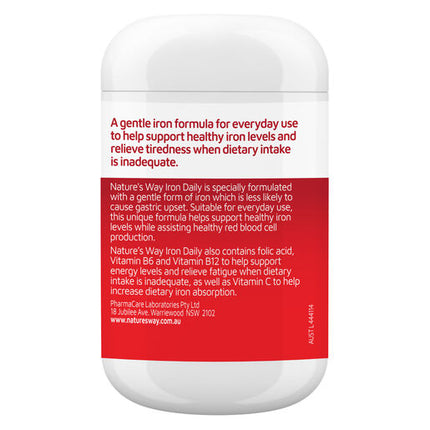 Nature's Way Iron Daily 120 Tabs
