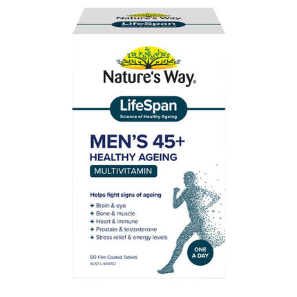 Nature's Way LifeSpan Men's 45+ Healthy Ageing Multivitamin 60s