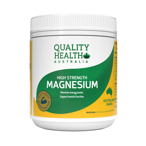 Quality Health HS Magnesium 250 Tablets