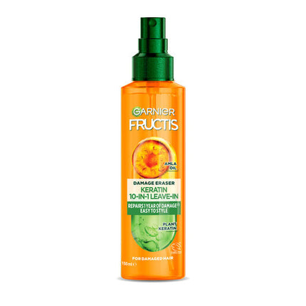 Garnier Fructis Keratin 10-in-1 Leave in Treatment Spray for Damaged Hair 150ml