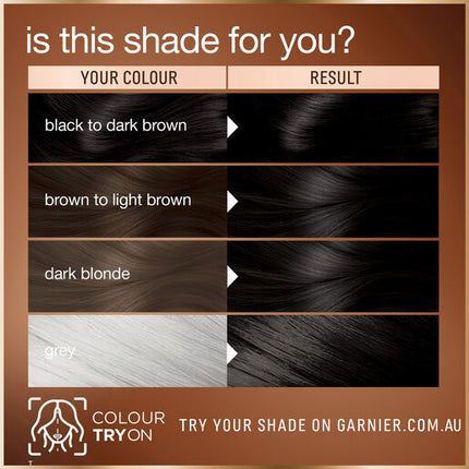 Garnier Good Permanent Hair Colour 2.0 Truffle Soft Black
