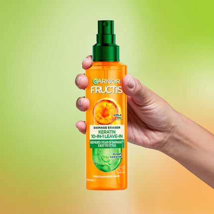 Garnier Fructis Keratin 10-in-1 Leave in Treatment Spray for Damaged Hair 150ml