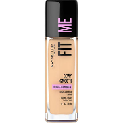 Maybelline Fit Me Foundation Dewy Smooth 128 Warm Nude