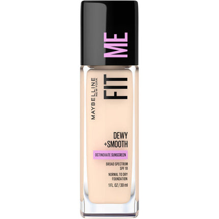 Maybelline Fit Me Foundation Dewy Smooth 105 Fair Ivory