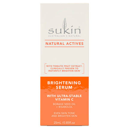 Sukin Natural Actives Brightening Serum 25ml