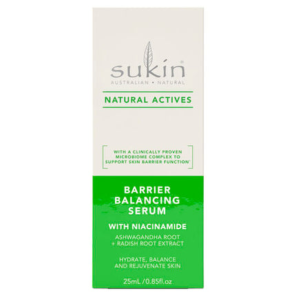 Sukin Natural Actives Barrier Balancing Serum With Niacinamide 25ml