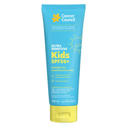 Cancer Council Ultra Sensitive Kids SPF 50+ 150ml