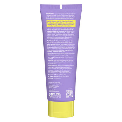Cancer Council Clear Zinc Kid SPF50+110g